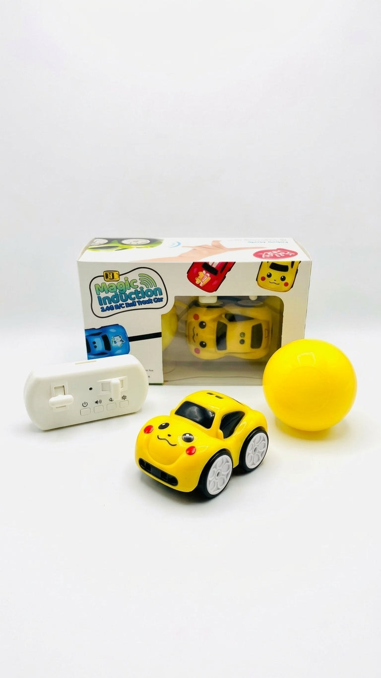 Yellow induction car, escape mode