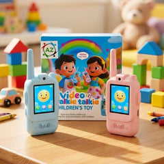 Kids walkie talkie pair on a table
