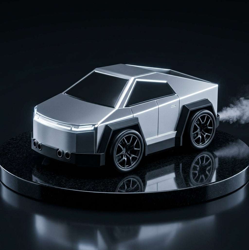 Metallic RC spray drift truck with mist effect