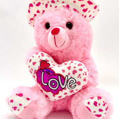 Cute Teddy Bear with Sequin Heart