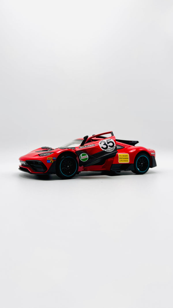 1:32 Die-Cast Racing Car — Red Sports Edition (Opening Doors)