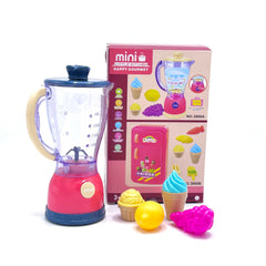 Toy kitchen blender with play food and box