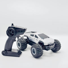 RC rock climber rear three-quarter view