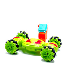 Stunt car and orange gesture wristband