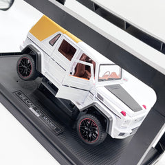 Die-cast SUV interior detail from above