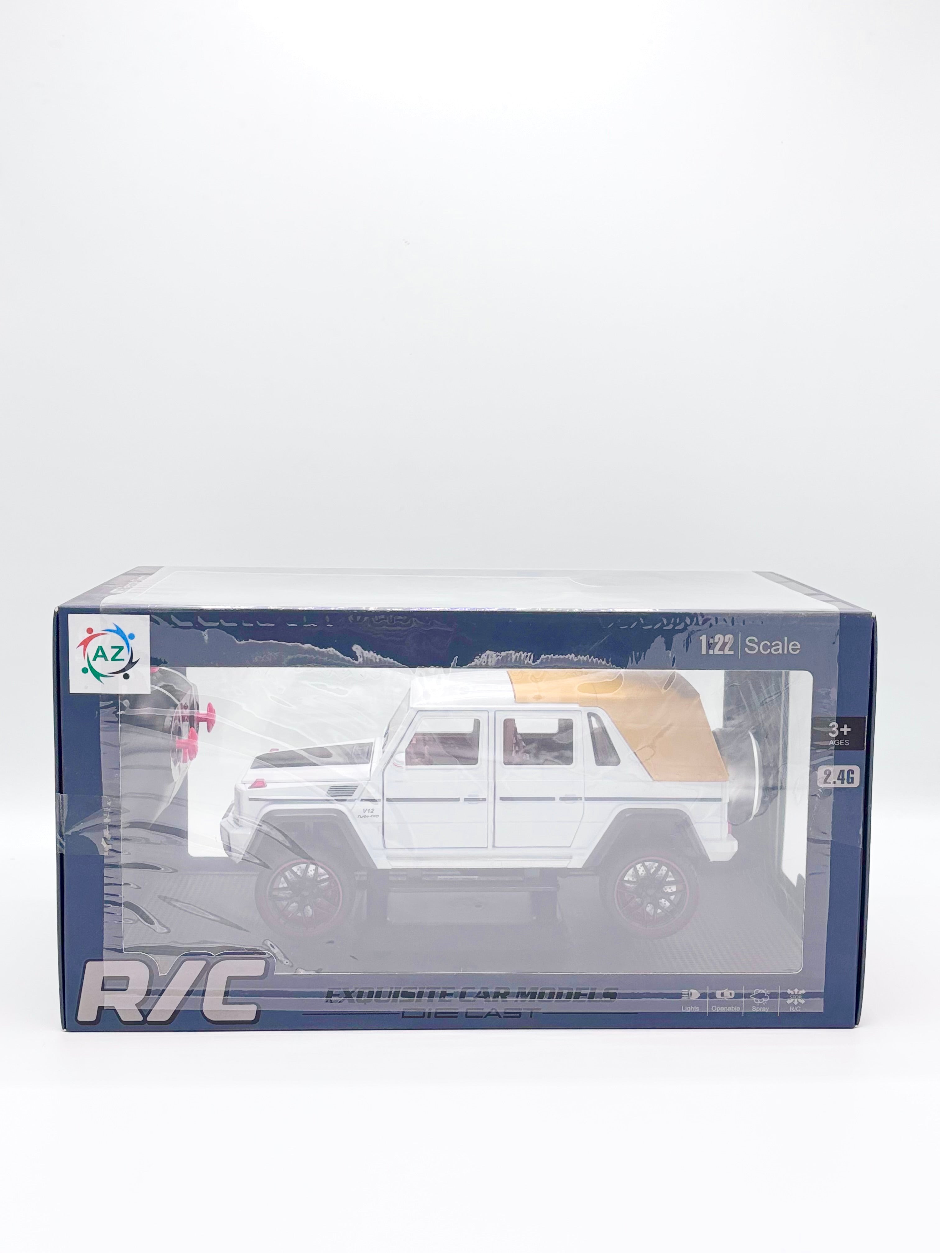 R/C die-cast car model retail box, 1:22 scale